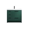 Elegant Decor 36 Inch Single Bathroom Vanity In Green VF46036MGN